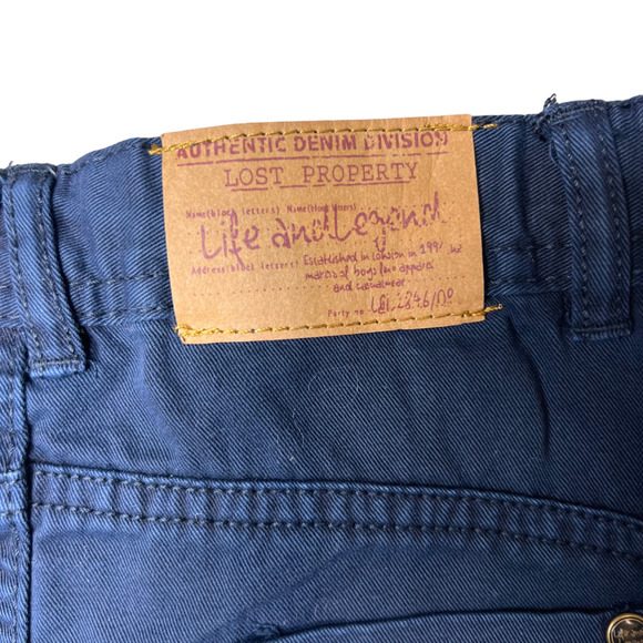 New Life and Legend Toddler Boys Navy Blue Denim Pants Adjustable Waist Size 2 - Picture 6 of 14